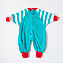 画像をギャラリービューアに読み込む, Vintage Winnie The Pooh Clown Knit Jumpsuit 12M (70-75cm)
