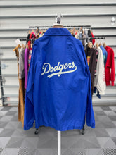Load image into Gallery viewer, Vintage Dodgers Blue Nylon Windbreaker Jacket  Kids 14/16 (160cm)
