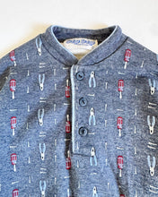 画像をギャラリービューアに読み込む, Vintage Tool Print Long Sleeve T-shirt  5T (110cm)
