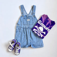 Load image into Gallery viewer, USED Goonies “Never Say Die” Purple Tie Dye T-shirts 2/3T 90-95cm
