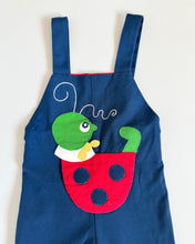 画像をギャラリービューアに読み込む, Vintage Chocolate Soup Overall Navy Blue 2T (90cm)
