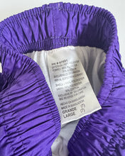Load image into Gallery viewer, USED Adidas Purple Nylon Pants Kids 7 (120-125cm)
