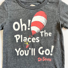 Load image into Gallery viewer, USED Dr.Seuss “Oh! The Places You’ll Go!” T-Shirts Charcoal 2T (90cm)
