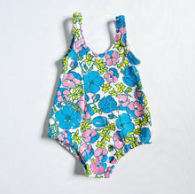 画像をギャラリービューアに読み込む, Vintage Helenca  ‘60-’70S Tropical Floral Swimsuit 9-12M (70-75cm)
