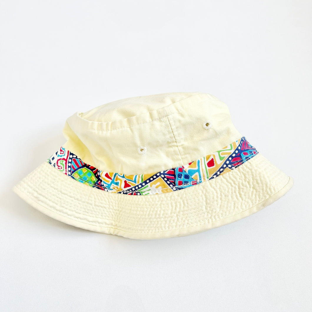 Vintage Bucket Hat Pastel Yellow 4-6T