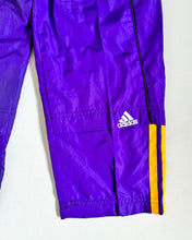 Load image into Gallery viewer, USED Adidas Purple Nylon Pants Kids 7 (120-125cm)
