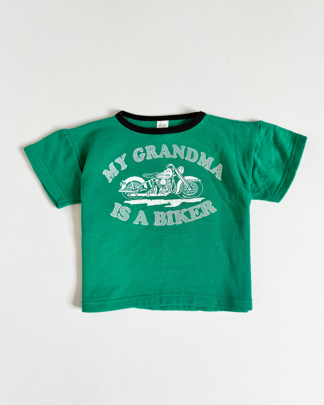 Vintage “My Grandma Is a Rider” Wide Shirt 6/8 (120-130cm)