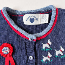 Load image into Gallery viewer, Vintage Hartstrings Dog Embroidery Knit Vest 5/6 (100-105cm)
