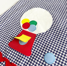 Load image into Gallery viewer, USED Rags Land Gum Ball Machine Appliqués Gingham Smocked Tunic 2T (90cm)
