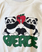 Load image into Gallery viewer, Vintage “Pierce” Heart Panda Raglan Sweatshirt Youth M/L (135-140cm)
