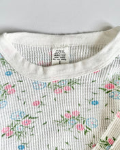 画像をギャラリービューアに読み込む, Vintage Floral Waffle Tee and Pants Set Kids L/10 (130-140cm)
