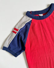 画像をギャラリービューアに読み込む, Vintage Donmoor Red Raglan Ringer T-shirts Kids 8/10 (130cm)
