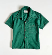 画像をギャラリービューアに読み込む, Vintage JCPenny Dark Green Shirts 5T (100-110cm)
