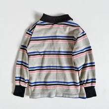 画像をギャラリービューアに読み込む, Vintage Health-Tex Gray/Black Striped Shirt 5T (100cm)
