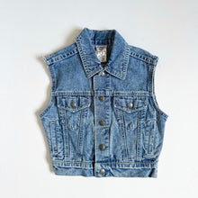 画像をギャラリービューアに読み込む, Vintage 1997 Warner Bros. Looney Tunes Embroidery Denim Vest Kids XXS/5T (110-115cm)
