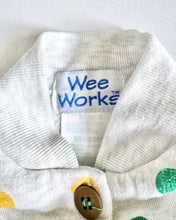 画像をギャラリービューアに読み込む, Vintage Wee Works Dots/Strawberry Pull Over 3/6M (60-65cm)
