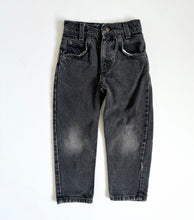 画像をギャラリービューアに読み込む, Vintage Little Levi’s Black Denim Pants Slim 5T (100cm)
