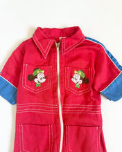 画像をギャラリービューアに読み込む, Vintage Disney Mickey Mouse Embroidery Jumpsuit 2/3T (90cm)
