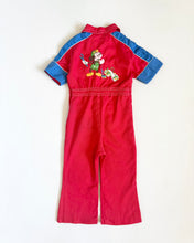 画像をギャラリービューアに読み込む, Vintage Disney Mickey Mouse Embroidery Jumpsuit 2/3T (90cm)
