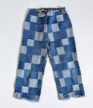 Load image into Gallery viewer, Vintage Denim Patchwork Capri Pants Kids 10 (130-140cm)
