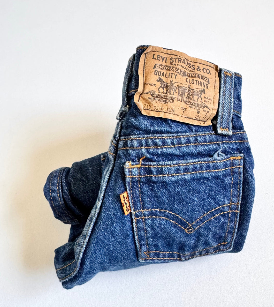 Vintage Levi’s Orange Tab Denim Pants 12M (75cm)