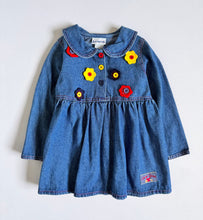 画像をギャラリービューアに読み込む, Vintage Buster Brown Denim Dress 4T (100cm)

