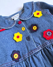 画像をギャラリービューアに読み込む, Vintage Buster Brown Denim Dress 4T (100cm)
