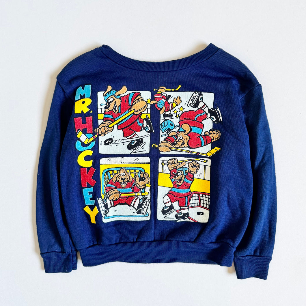 Vintage Basic Editions “Mr.Hockey” Sweatshirt 3T (95cm)