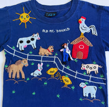 Load image into Gallery viewer, USED Fairy Tales On Parade Old McDonald Appliqué T-shirts 5T (100-105cm)
