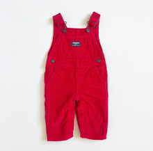 画像をギャラリービューアに読み込む, USED OshKosh B’gosh Red Corduroy Overall 6M (65cm)
