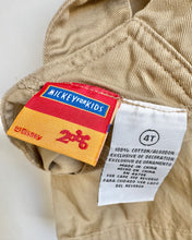画像をギャラリービューアに読み込む, Y2K Disney Mickey Mouse Khaki Short Overall 4T (100cm)
