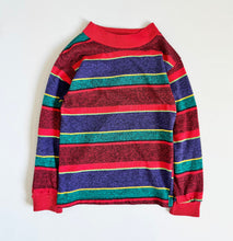 画像をギャラリービューアに読み込む, Vintage Striped Mock Neck Shirt 4T (100cm)

