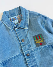 画像をギャラリービューアに読み込む, Vintage Levi’s Denim×Striped Denim Jean Jacket 4T (100cm)
