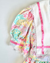 Load image into Gallery viewer, Vintage Handmade Pastel Floral Dress Kids 6 (115-120)

