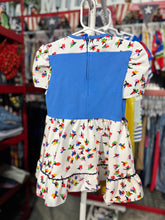 Load image into Gallery viewer, Vintage Blue/White Floral Dress 4T (100cm)
