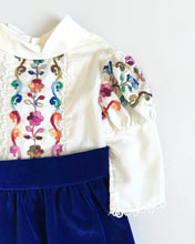 Load image into Gallery viewer, Vintage Sears Flower Embroidery Dress 2T (90-95cm)

