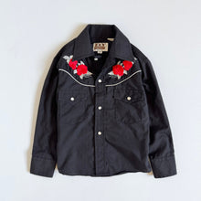 Load image into Gallery viewer, Vintage Ely Cattleman Rose Embroidery Western Shirt  4/5T (100-110cm)
