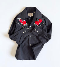 Load image into Gallery viewer, Vintage Ely Cattleman Rose Embroidery Western Shirt  4/5T (100-110cm)
