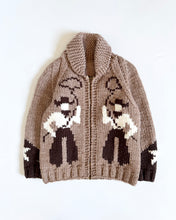 Load image into Gallery viewer, Vintage Cowboy Handknit Cardigan Kids 8 (130cm)
