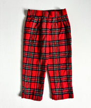 Load image into Gallery viewer, Vintage Red Plaids Wool Trouser Pants 3T (90-95cm)

