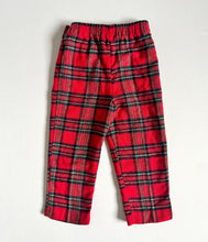 Load image into Gallery viewer, Vintage Red Plaids Wool Trouser Pants 3T (90-95cm)
