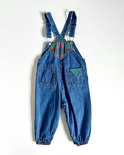 Load image into Gallery viewer, Vintage OshKosh B’gosh Denim/Plaids Overall 3T (95cm)
