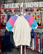 画像をギャラリービューアに読み込む, Vintage Sears Striped Sleeve Shirts 5/6 (110cm)

