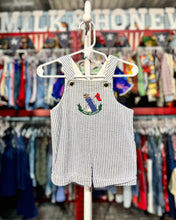 Load image into Gallery viewer, Vintage Pro Classic Golf Seersucker Rompers 0-3M (60cm)
