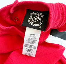 Load image into Gallery viewer, USED NHL Chicago Blackhawks Footie Rompers 3/6M (60-65cm)
