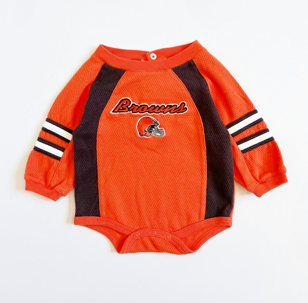 USED NFL Cleveland Browns Long Sleeves Bodysuit 12M (70-75cm)