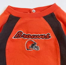 画像をギャラリービューアに読み込む, USED NFL Cleveland Browns Long Sleeves Bodysuit 12M (70-75cm)
