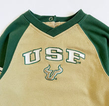 画像をギャラリービューアに読み込む, USED USF (South Florida Bulls Football) Bodysuit 24M (80-85cm)
