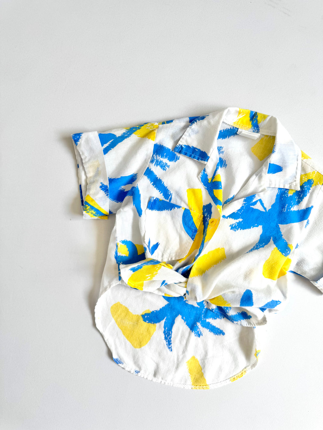 Vintage Palm Tree AOP Shirts 5T (100-105cm)