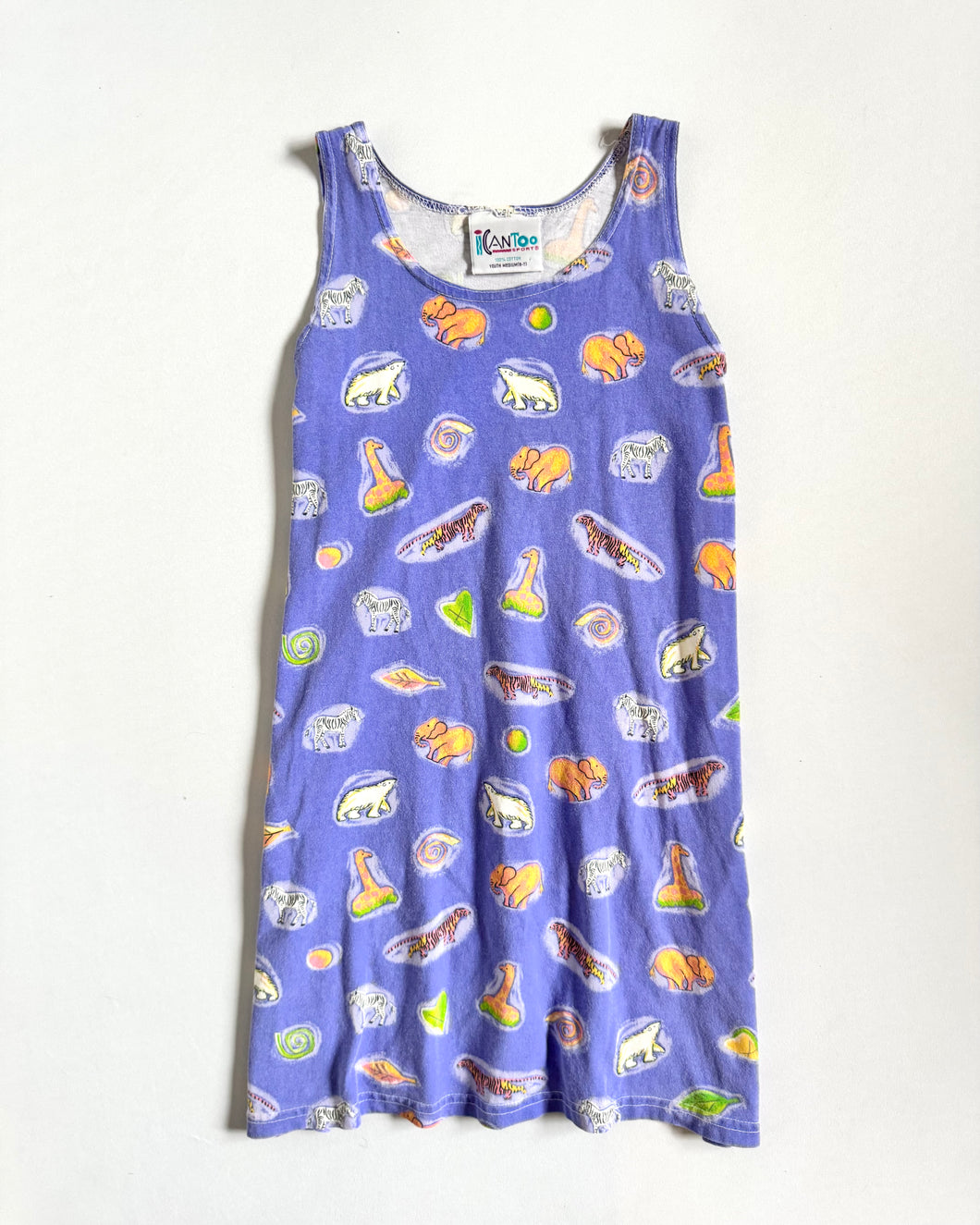 Vintage Animal AOP Tank Dress 6/7 (120-125cm)